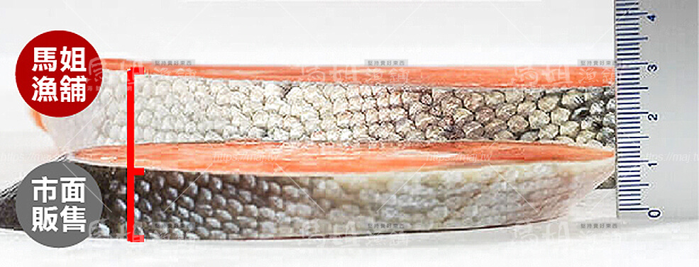 鮭魚厚切片400-500g - 福箱
